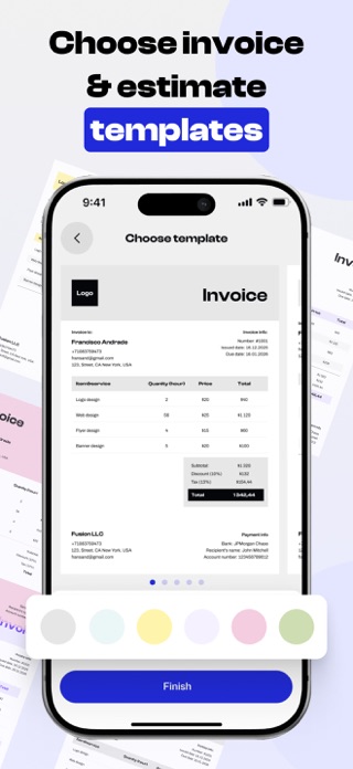 Invoice & Receipt Maker: Quick Screenshot 2 of 4