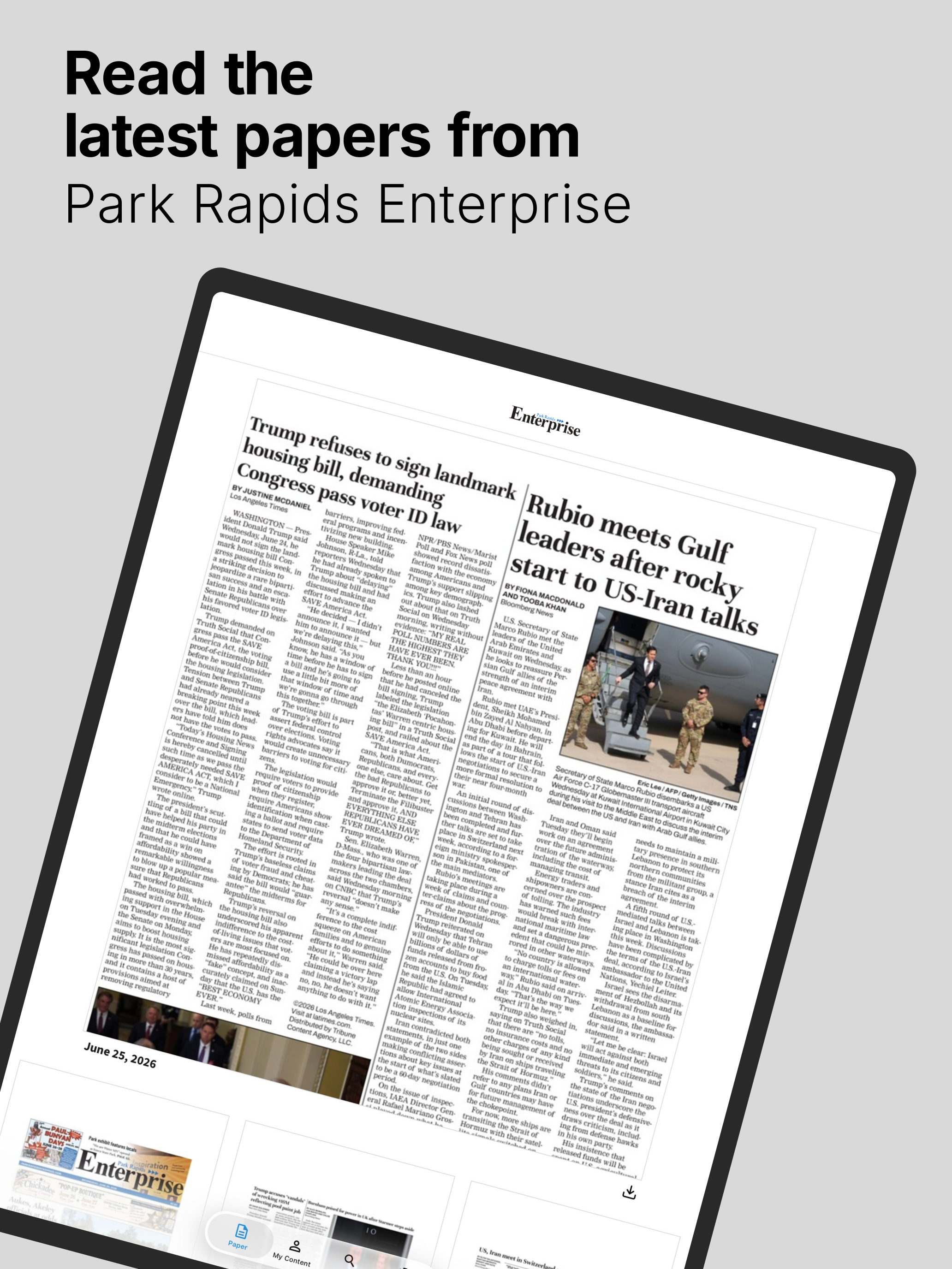 Park Rapids Enterprise E-paper screenshot 6