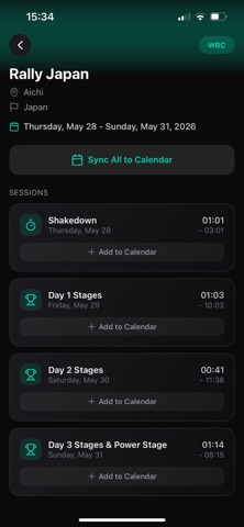 Sportsfan - Sports Calendar screenshot