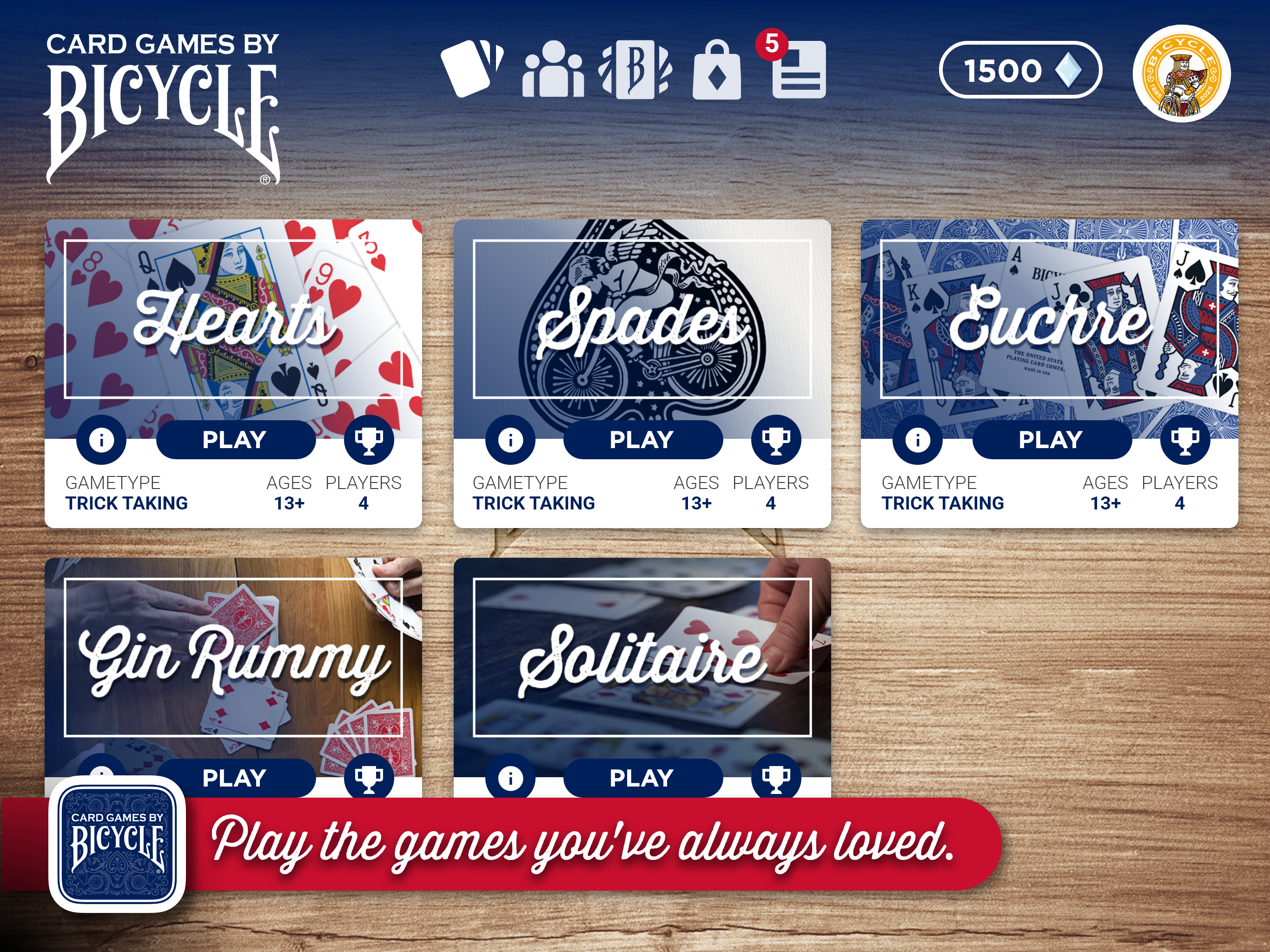 Card Games by Bicycle