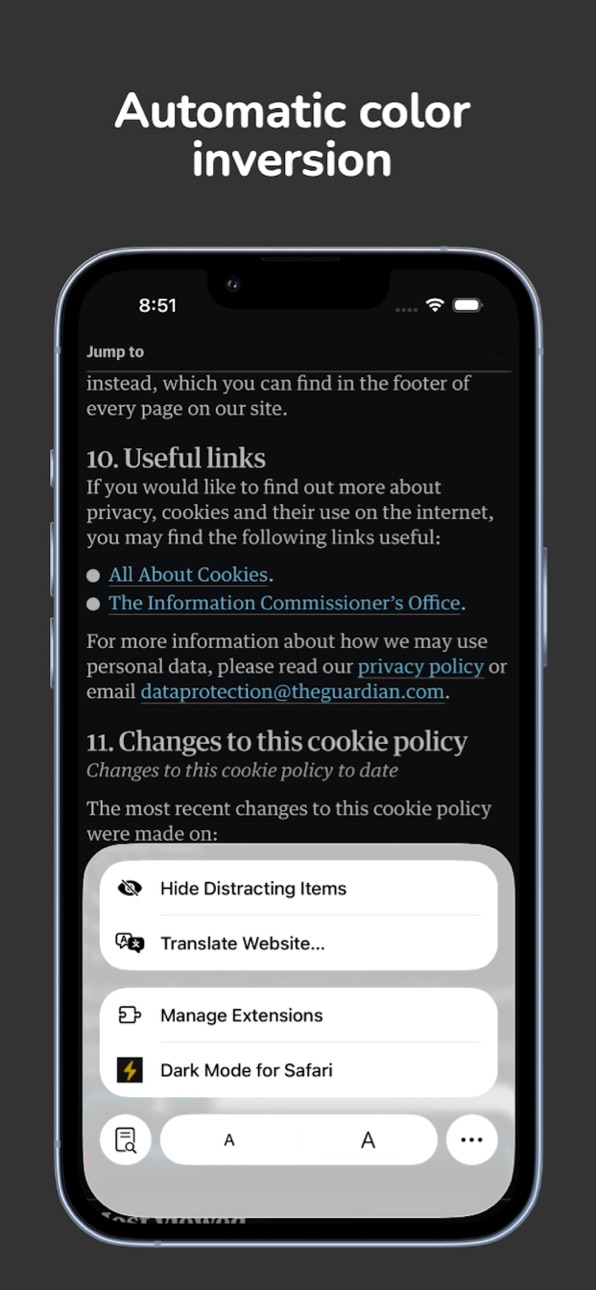 iPhone screenshot