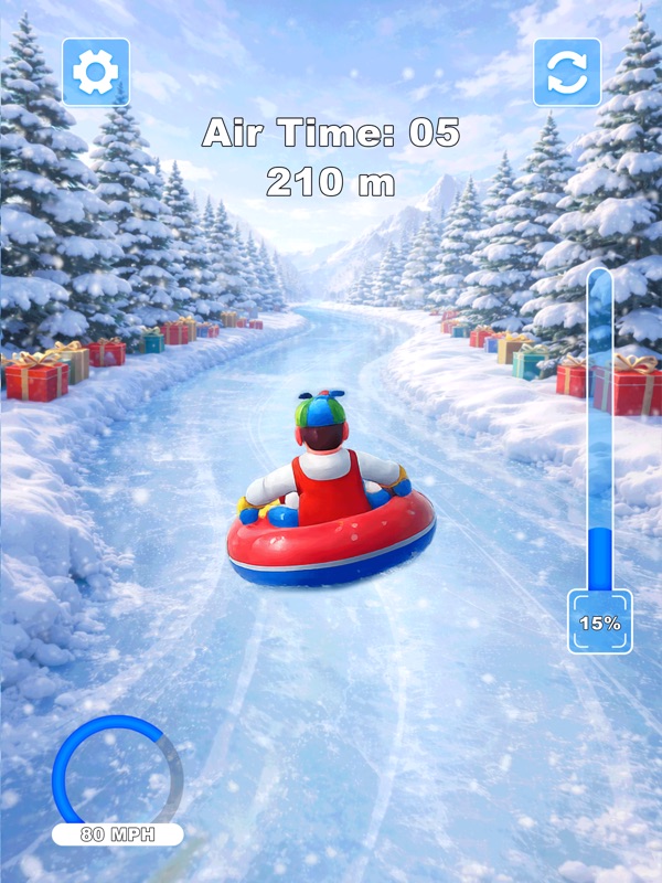 Sled Adventure Snow Slide Game screenshot 5