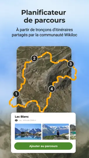 Capture d'écran de Wikiloc - Itinéraires Du Monde sur iPhone 5