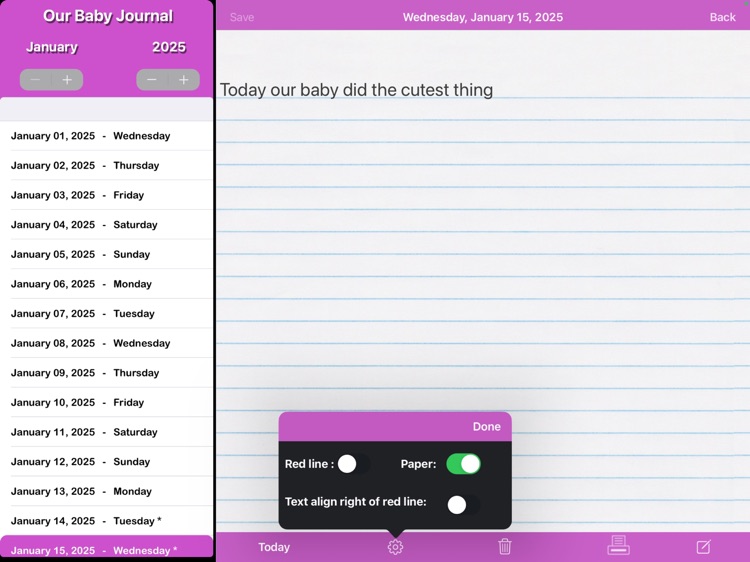 Our Baby Journal screenshot-3
