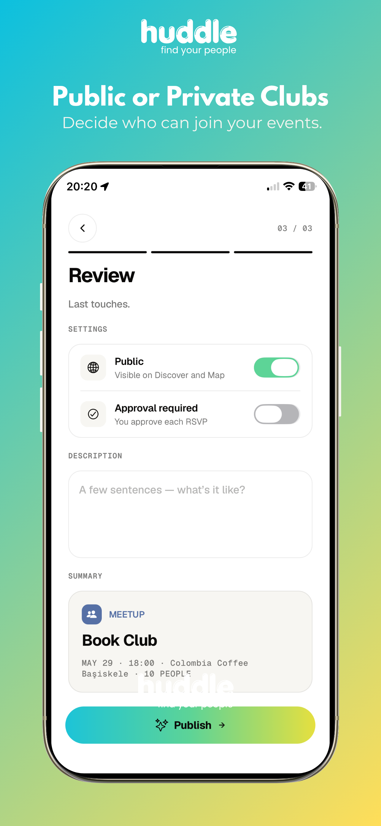 Huddle: Find Your People