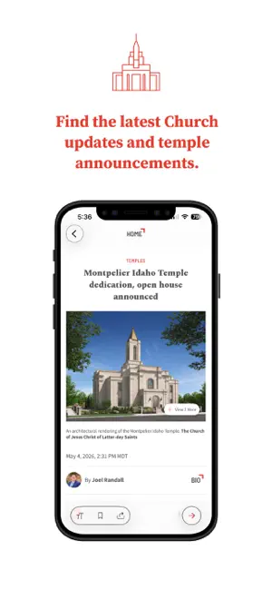 Church News iPhone screenshot 4