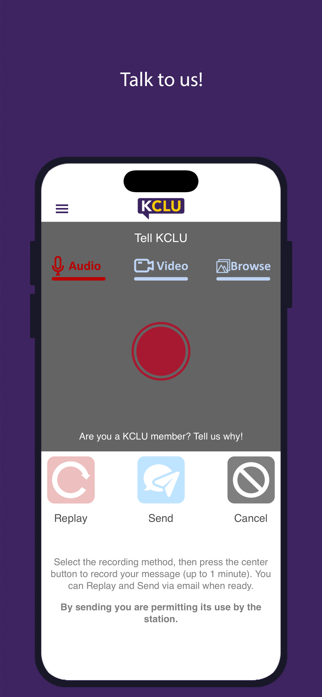 KCLU screenshot 5