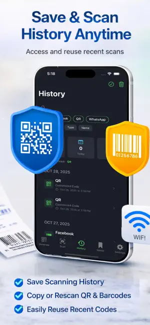 QR Scanner · Barcode Generator screenshot 4