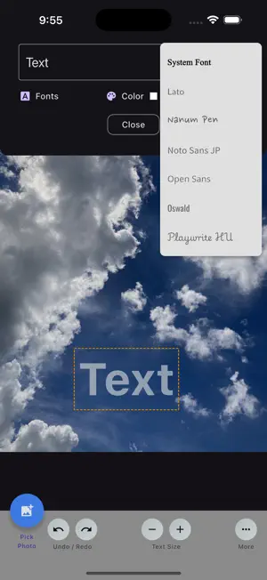 TextOn : Text Caption on Photo screenshot 1