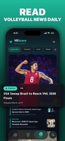 VBScore: Volleyball Live Score screenshot