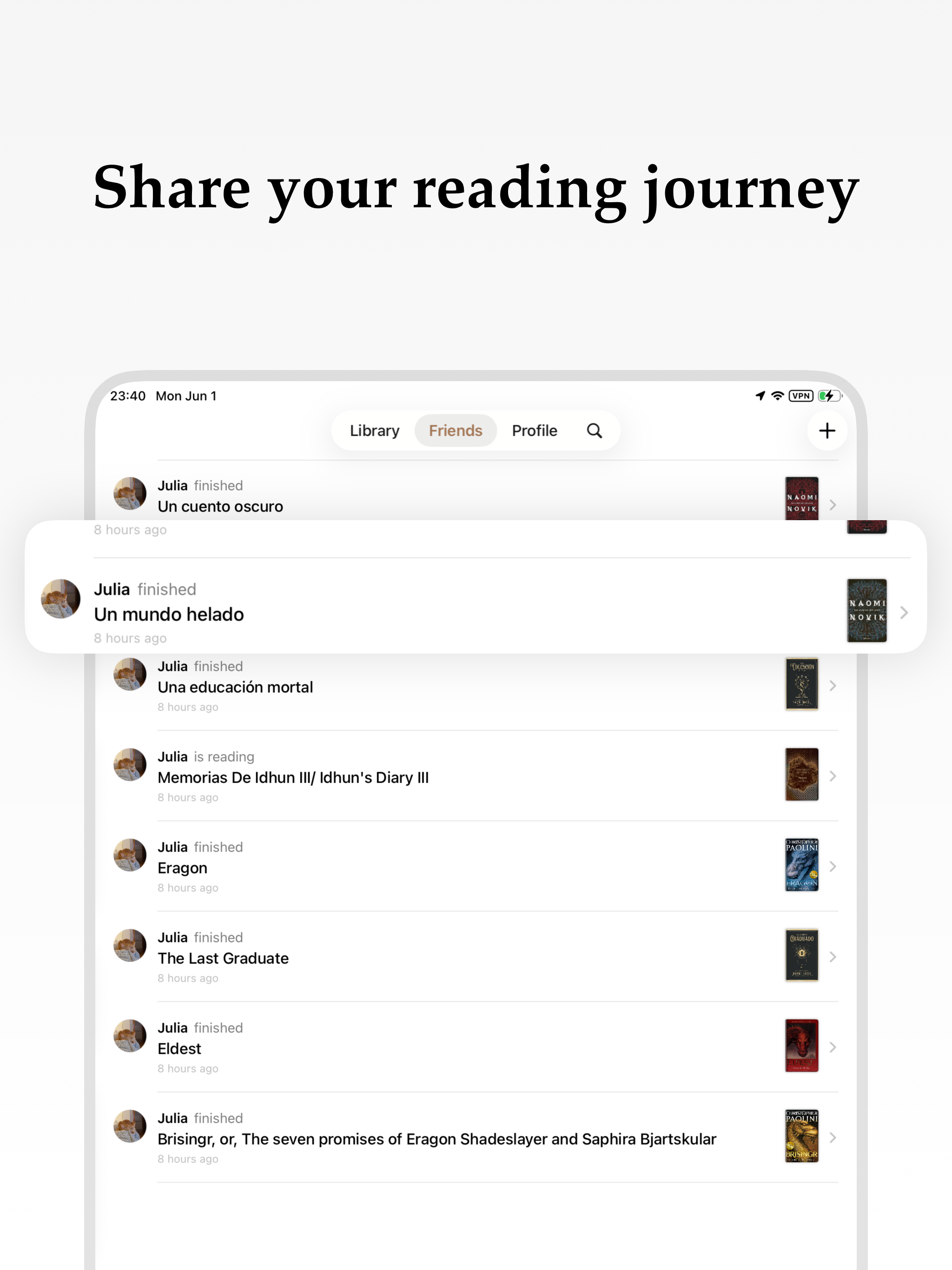 Library Tracker: Bookshelf