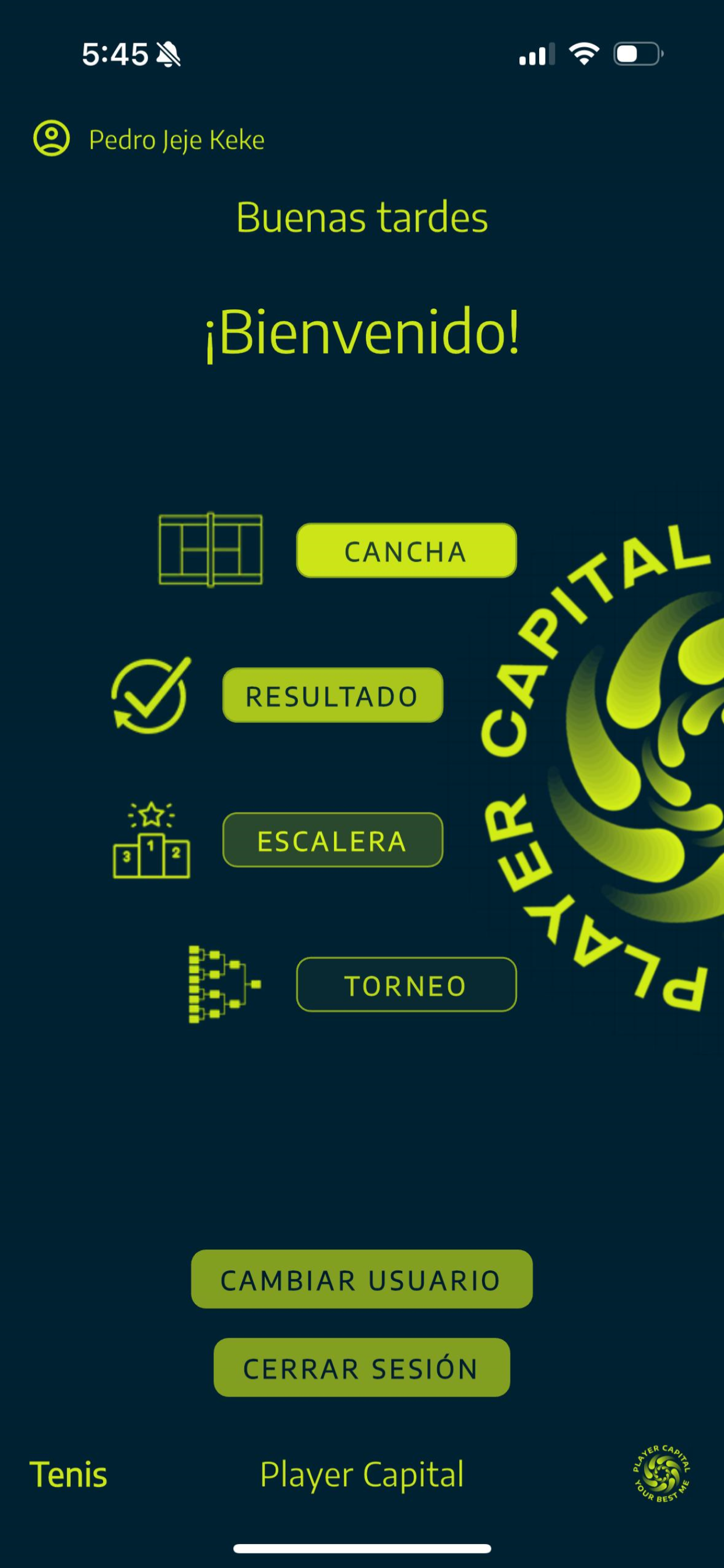 Padel & Tenis - Player Capital