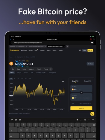 Kiosk — Editable Browser iPad screenshot