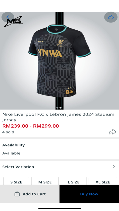 My-Soccer Online Store Screenshot