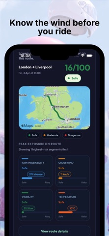 Ryddar: Ride Weather & Safety screenshot