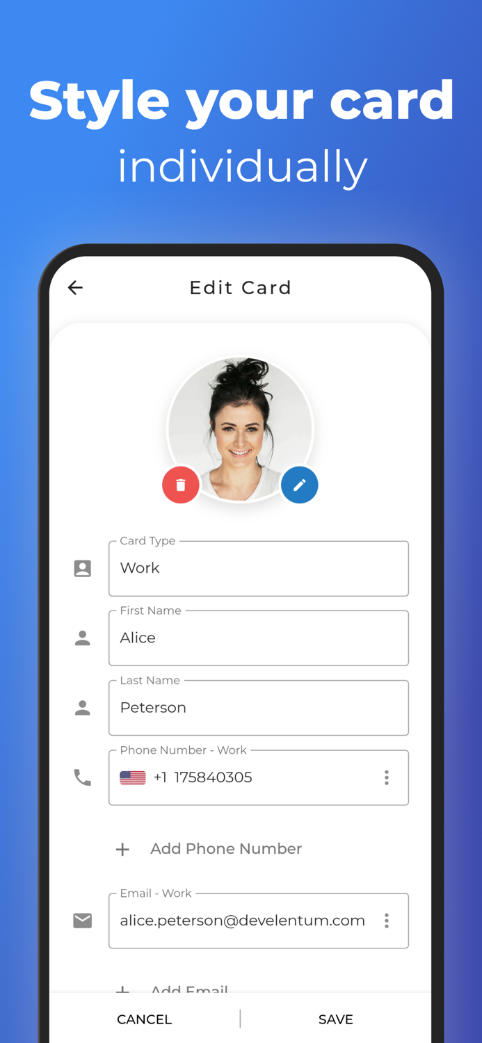 Digital Business Card - Cardz