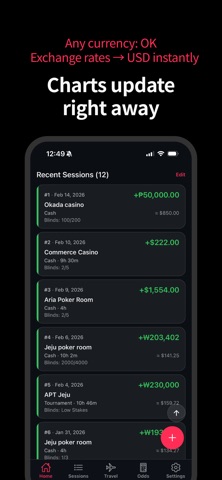 High Run Tracker - Poker Stats Screenshot 3 of 8