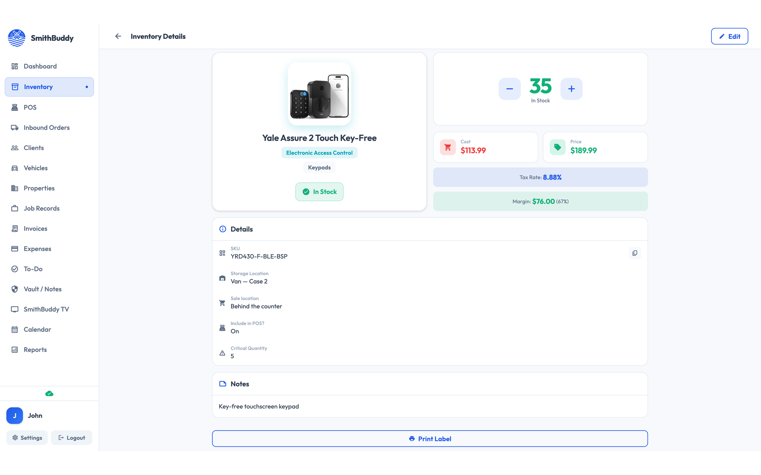 SmithBuddy: Locksmith CRM screenshot 20