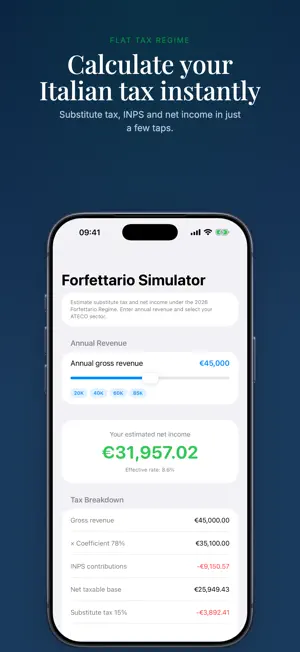 Forfettario Simulator 2026 screenshot 1