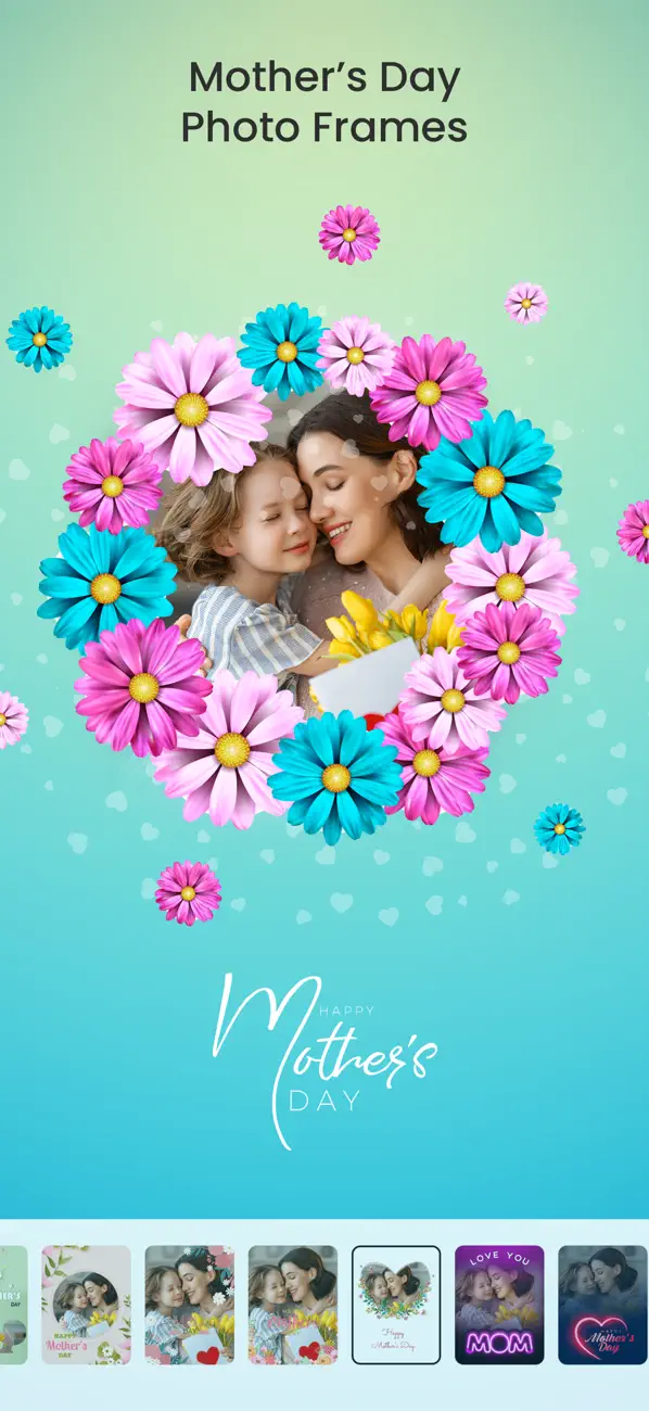 #1. Mother's Day Frames & Wishes (iOS) By: Deepak Jalwa