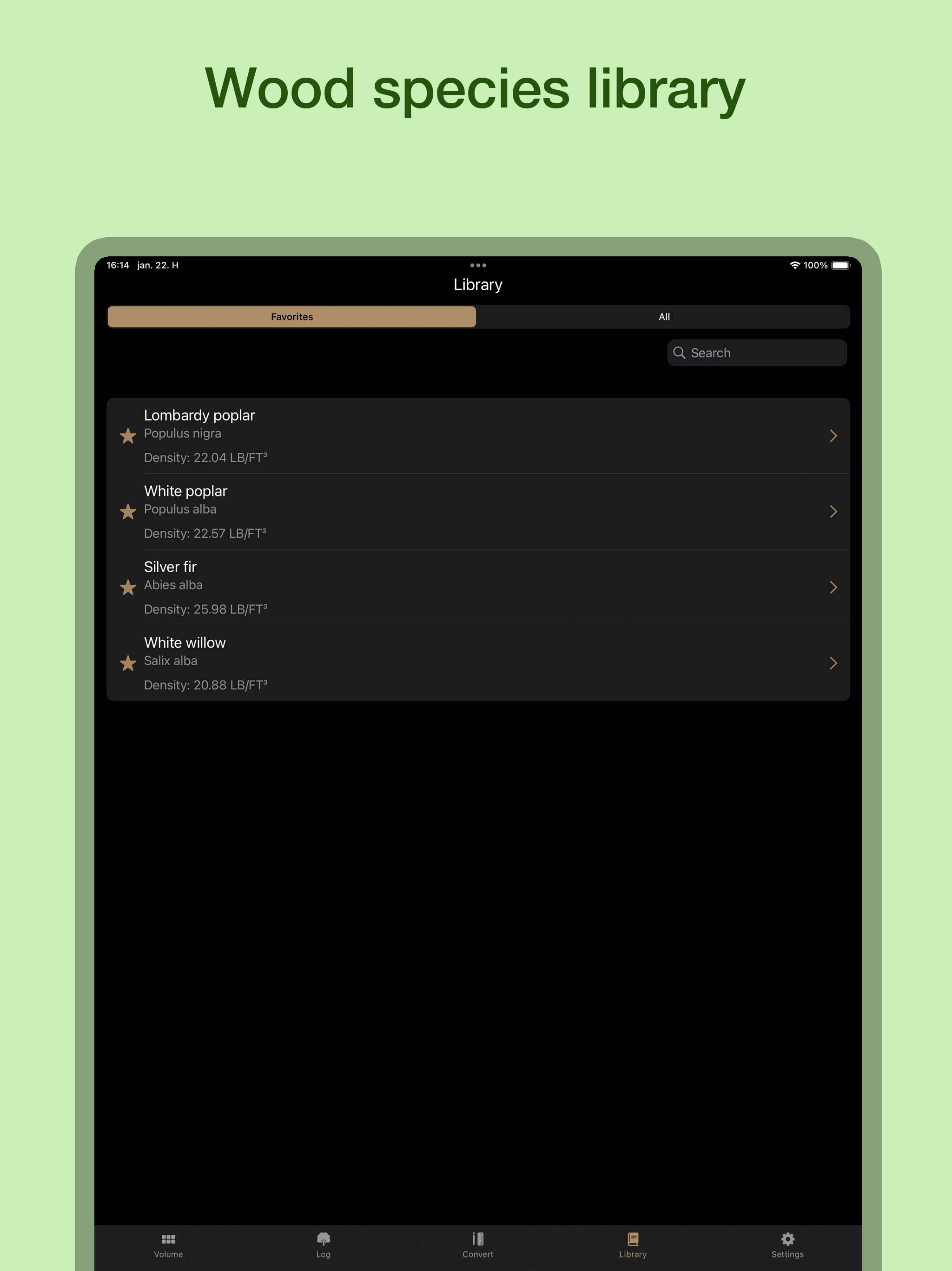 Wood Log Calculator