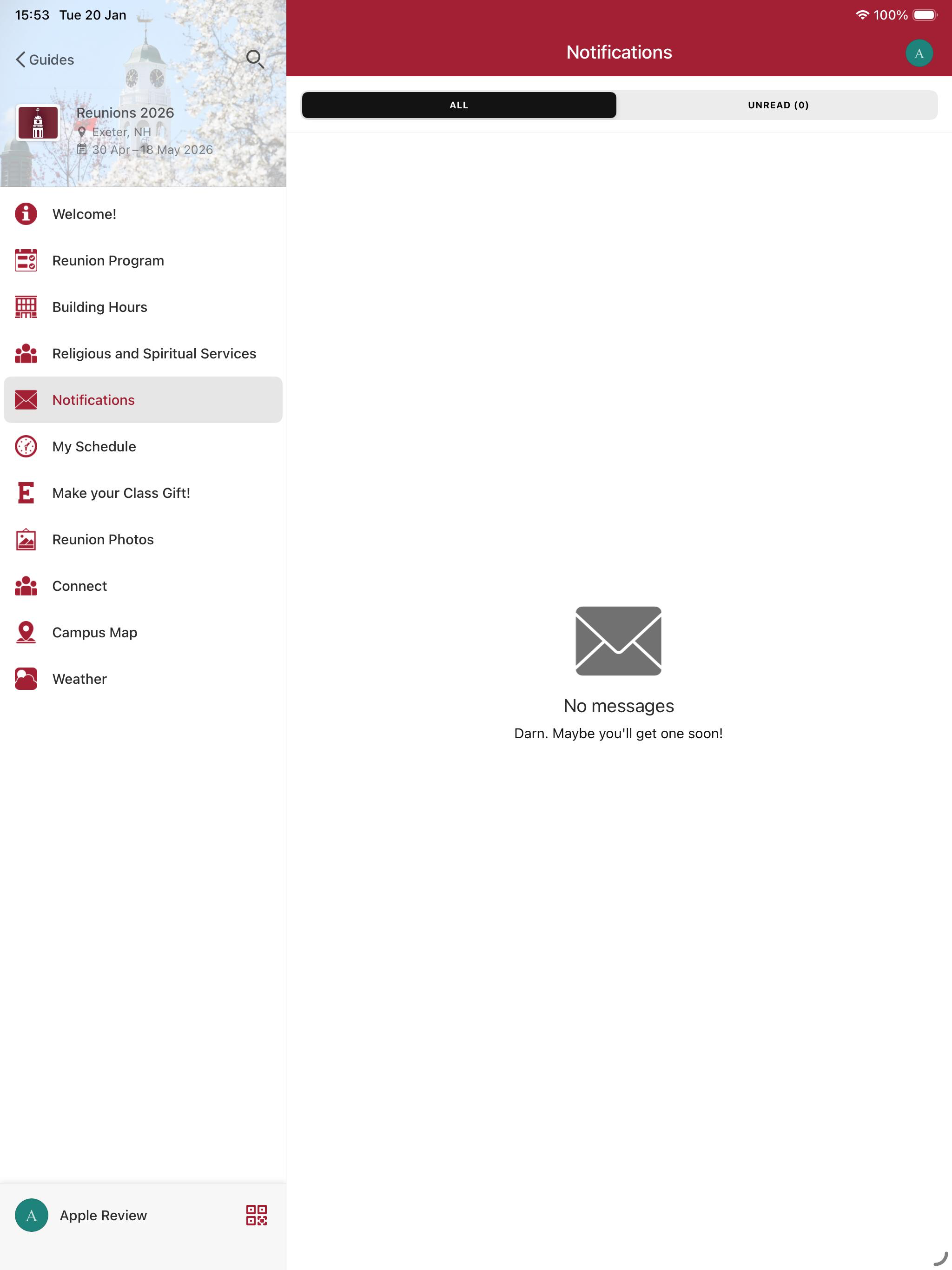 Phillips Exeter Academy Events screenshot 8