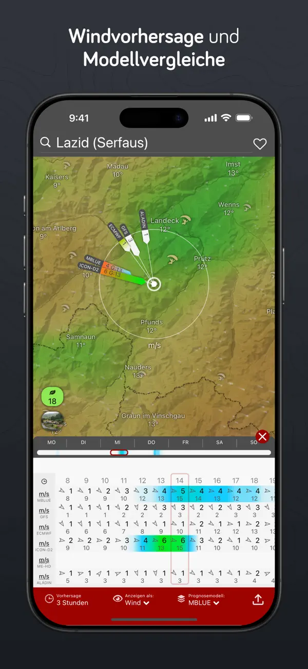 Windy.com – Welt Wettertracker iPhone App Screenshot 10 – Wetter