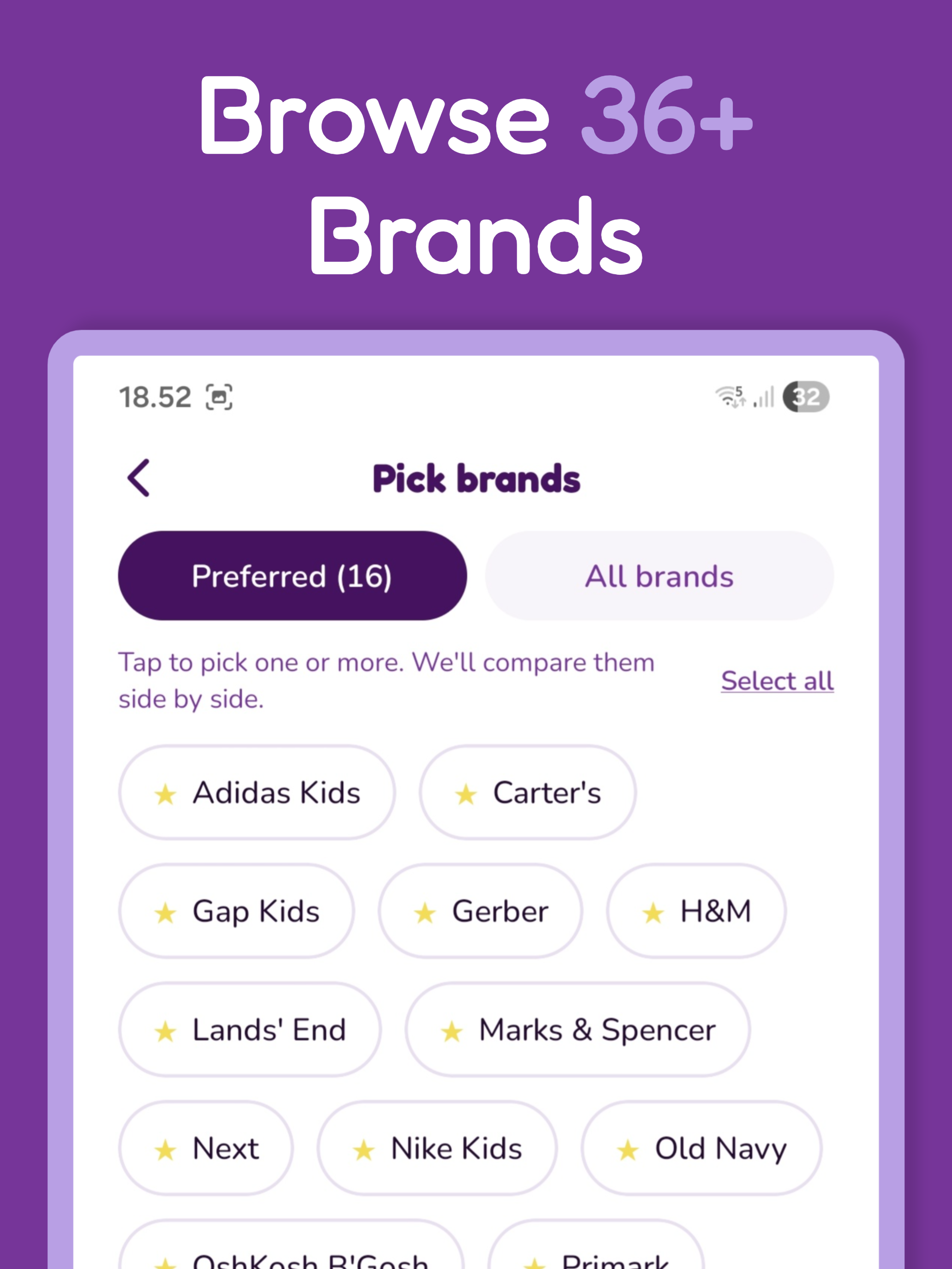 Kids Size Finder