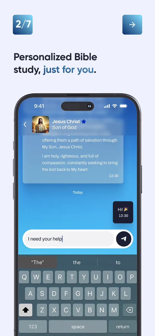 Screenshot #3 pour Bible Talk AI