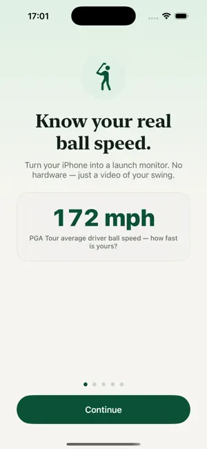 Golf Radar - Swing Speed Gun screenshot 2