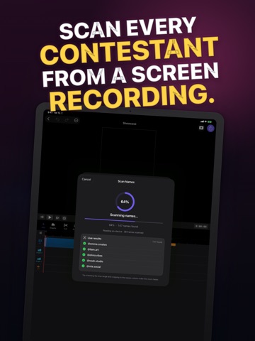 Raffle2Vid: Giveaway Picker iPad screenshot