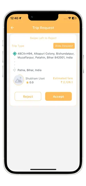 GoRyde Driver app screenshot 3
