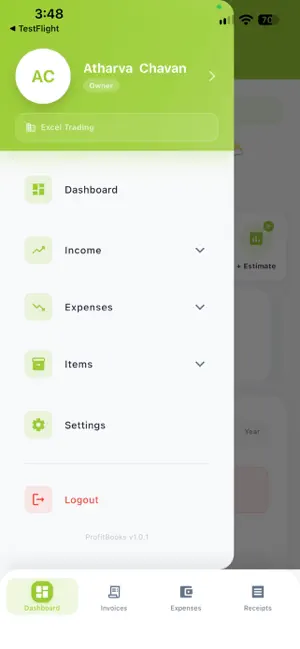 ProfitBooks Accounting App screenshot 2