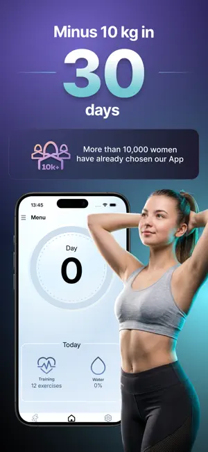 Fitness: Slim down in 30 days screenshot 1