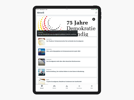 Screenshot #4 pour Deutscher Bundestag