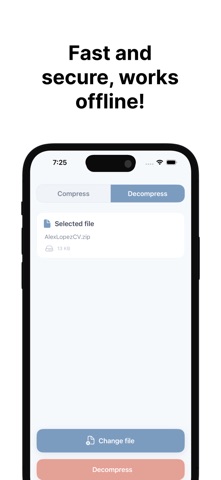 ZIP & RAR Extractor Unzip File iPhone screenshot