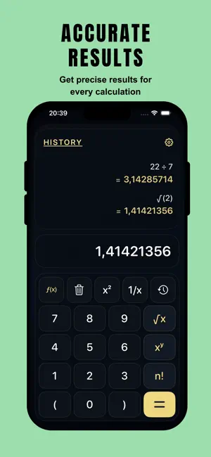 SimplyACalculator screenshot 1
