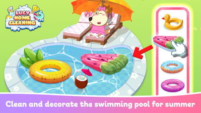 Lucy Home Cleaning Girls Game Screenshot