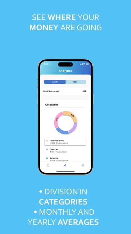 Subscribed - bills tracker screenshot-4