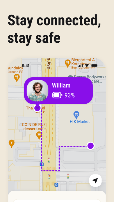 Family locator & sharing app Screenshot