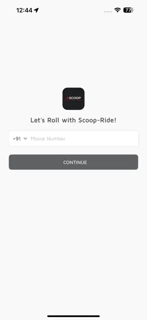 Scoop Ride Customer screenshot 1