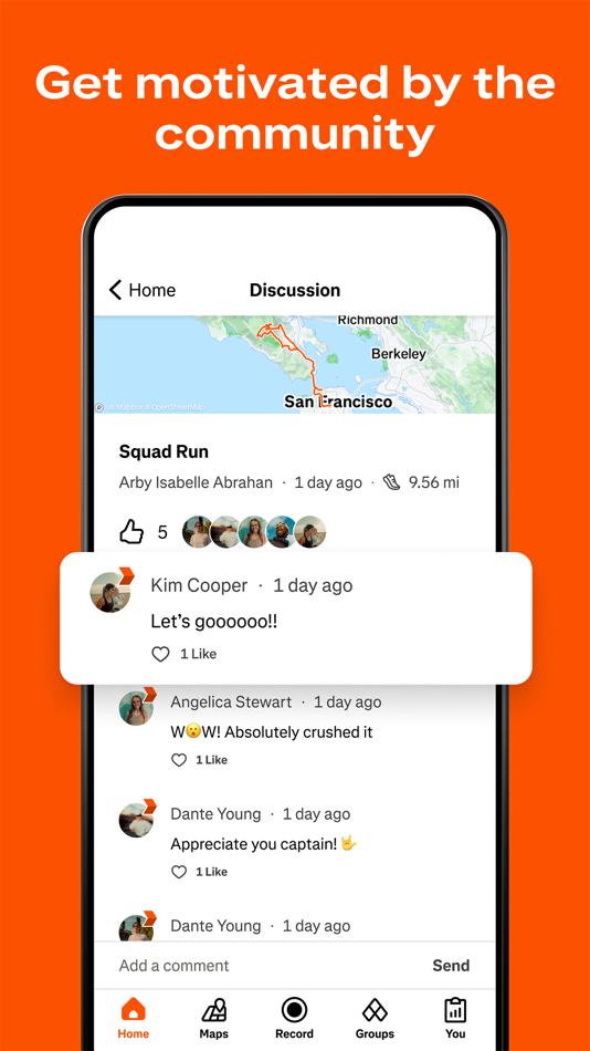 #7. Strava: Run, Bike, Walk (iOS) 来自: Strava, Inc.