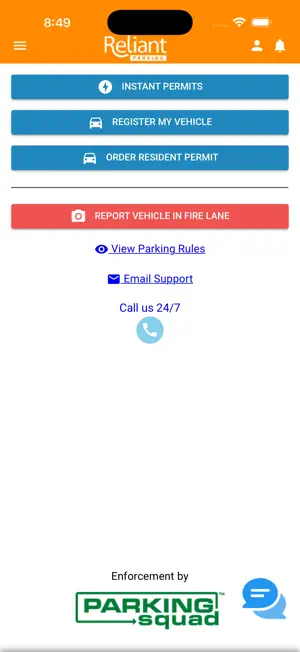 Reliant Parking - Residents screenshot 2