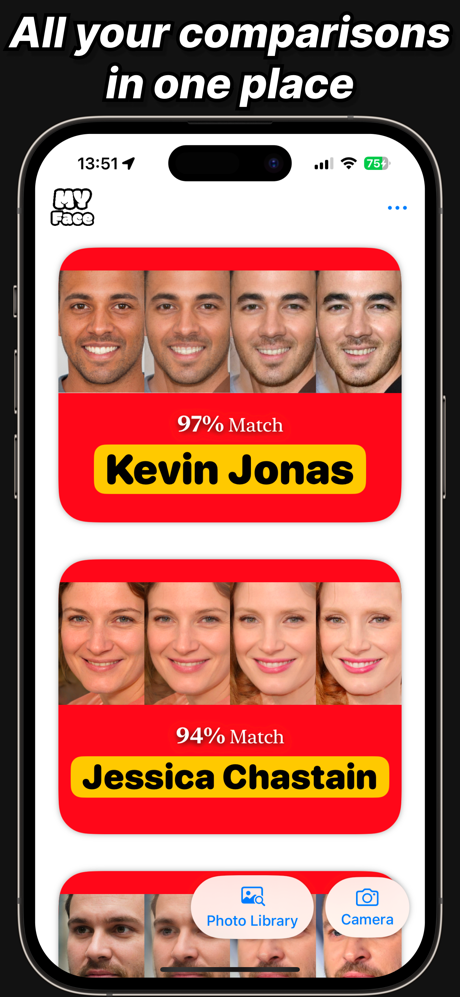 Celebrity Look Alike - MyFace screenshot 5