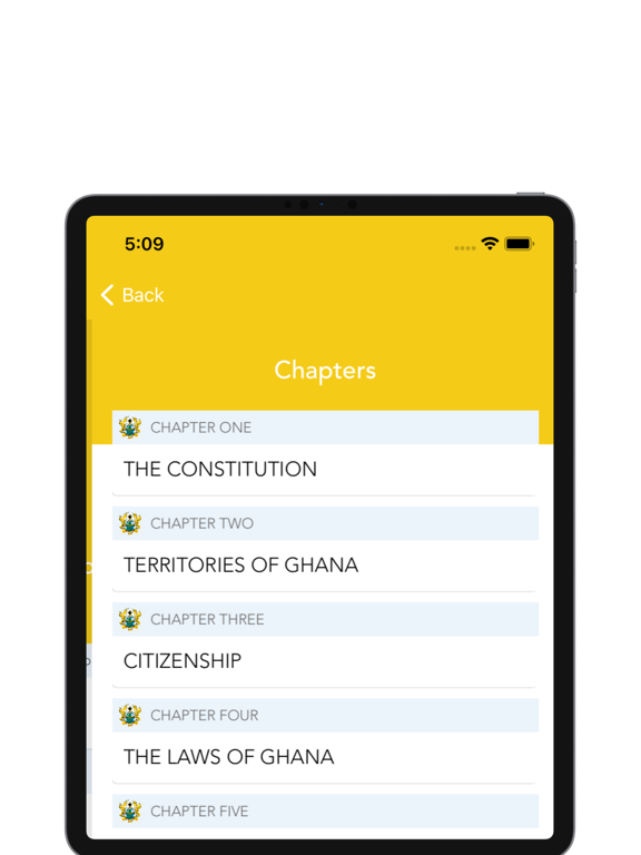 Screenshot #6 pour Ghanaian Constitution