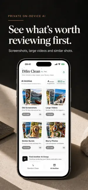 1Min Clean: Photo Cleaner screenshot 2