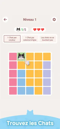 Capture d'écran de Meowdoku! sur iPhone 1