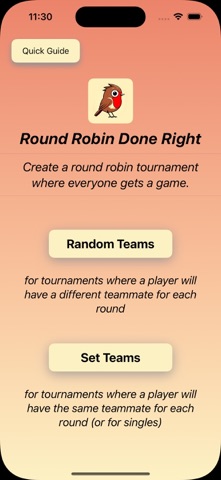 Round Robin Done Right screenshot