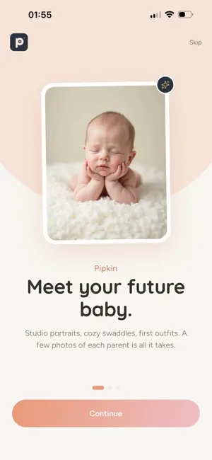 Pipkin: AI Baby Generator screenshot 1
