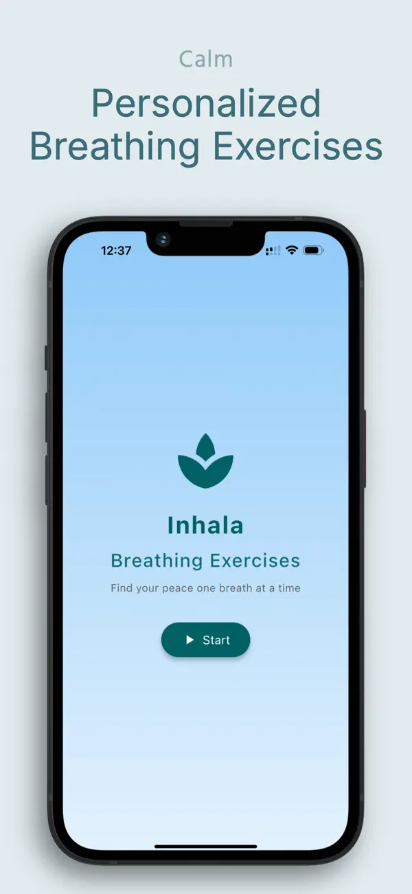 Screenshot #1 pour Inhala - paced breathing